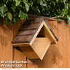 Robin Nest Box with Shingle Roof