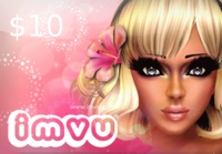 IMVU $10 US Game Card