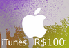 iTunes R$100 BR Card