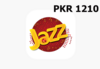 Jazz 1210 PKR Mobile Top-up PK