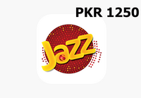 Jazz 1250 PKR Mobile Top-up PK