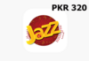 Jazz 320 PKR Mobile Top-up PK