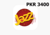 Jazz 3400 PKR Mobile Top-up PK