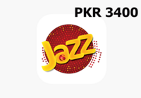 Jazz 3400 PKR Mobile Top-up PK