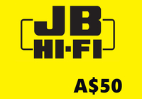 JB Hi-Fi A$50 Gift Card AU