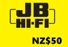 JB Hi-Fi NZ$50 Gift Card NZ