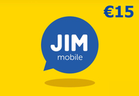 JIM Mobile PIN €15 Gift Card BE