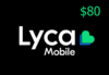 Lyca Mobile $80 Mobile Top-up US