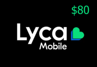Lyca Mobile $80 Mobile Top-up US