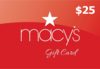 Macys $25 Gift Card US