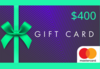 Mastercard Gift Card $400 US