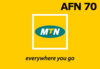 MTN 70 AFN Mobile Top-up AF