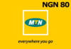 MTN 80 NGN Mobile Top-up NG