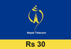 NTC Rs30 Mobile Top-up NP