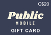 Public Mobile PIN C$20 Gift Card CA