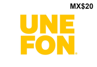 Unefon MX$20 Mobile Top-up MX