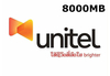 Unitel 8000MB Data Mobile Top-up LA