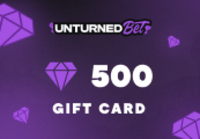 Unturned Bet 500 Gem Gift Card