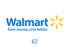 Walmart $2 Gift Card US