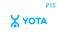 Yota ₽15 Mobile Top-up RU