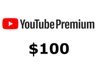 YouTube Premium $100 Gift Card US