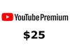YouTube Premium $25 Gift Card US
