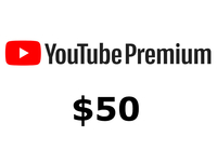 YouTube Premium $50 Gift Card US