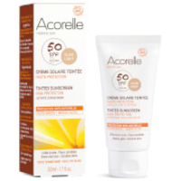 Acorelle Organic Tinted SPF50 Sunscreen - Light 50ml
