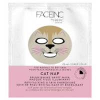 FACEINC by nails inc. Cat Nap Brightening Sheet Mask - Revitalising and Skin Energising