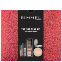 Rimmel 360 Slay Kit Gift Set - Stay Matte Powder,  Stay Matte LL,  Mascara,  Palette,  Eyeliner (Worth £25)