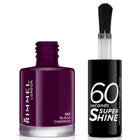 Rimmel 60 Seconds Super Shine Nail Polish 8ml (Various Shades) - Black Cherries