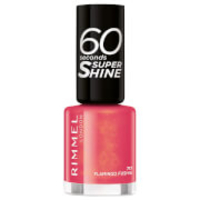 Rimmel 60 Seconds Super-Shine Nail Polish (Various Shades) - Flamingo Fushia