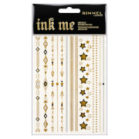 Rimmel Ink Me Metallic Sticker Tattoo Sheets 2-Piece 15g