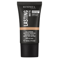 Rimmel London Lasting Matte Foundation 30ml (Various Shades) - 200 Soft Beige