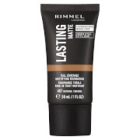 Rimmel London Lasting Matte Foundation 30ml (Various Shades) - 407 Natural Caramel