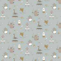 Albany Wallpaper Animal Gymnastics 13242