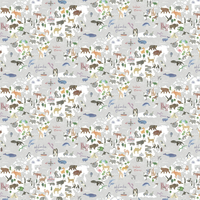 Albany Wallpaper Animal Maps 13252