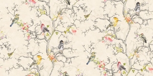 Albany wallpaper Bird Watch Cream,  97891