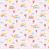 Albany Wallpaper Rainbows and Flying Kites 91021
