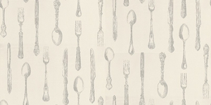 Albany Wallpapers Silverware White,  20117