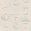 Albany Wallpapers Teapots Blue,  20119
