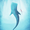 Anaglypta Mural The Whale Shark 5470-4