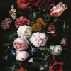 Anaglypta Mural Vase of Flowers Set of 4 panels 5466-4