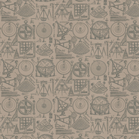 Andrew Martin Wallpaper Newton N02-COFFEE