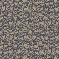 Andrew Martin Wallpaper Otomi OT06 - MIDNIGHT
