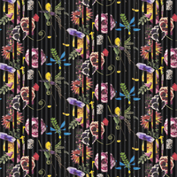 Christian Lacroix Wallpaper Babylonia Nights Soft Flock PCL7019/01
