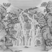 Coordonne Mural Fallingwater 9000003