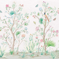 Coordonne Mural Peonies 7900010