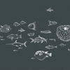 Coordonne Mural Sea Current 9500602