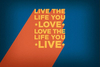 Coordonne Mural The Absolute Truth Love the Life 4500073N